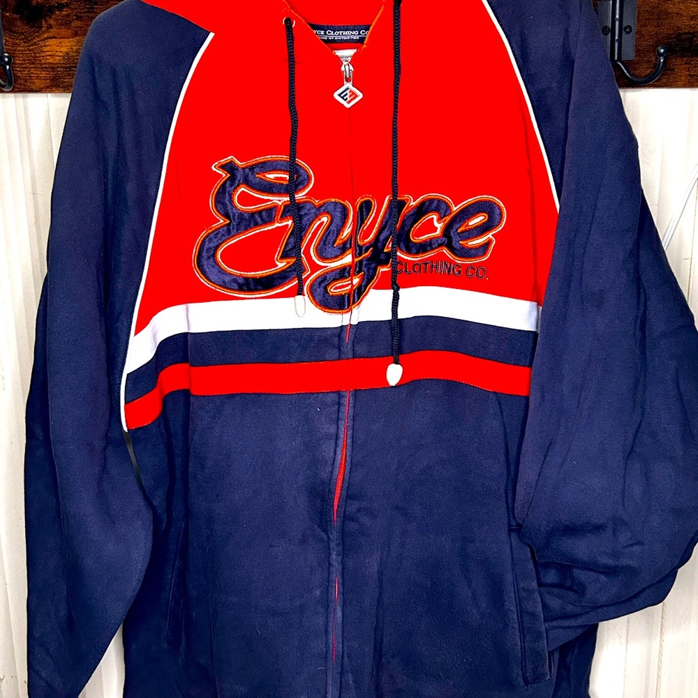 ENYCE Hooded Zip Up Sweater